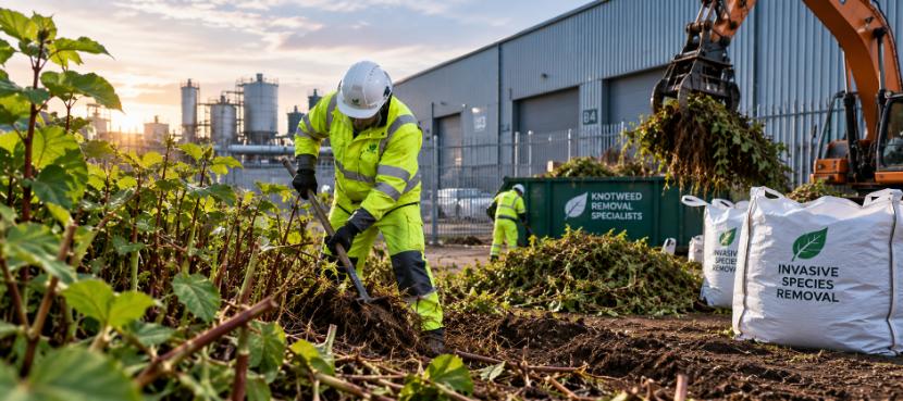 Industrial Knotweed Removal